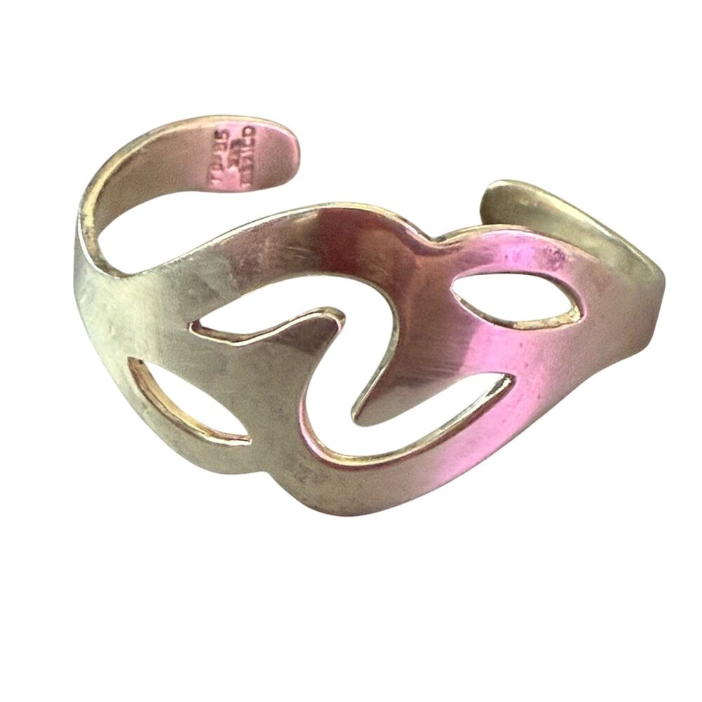 Taxco 925 Sterling Silver Cuff Bracelet